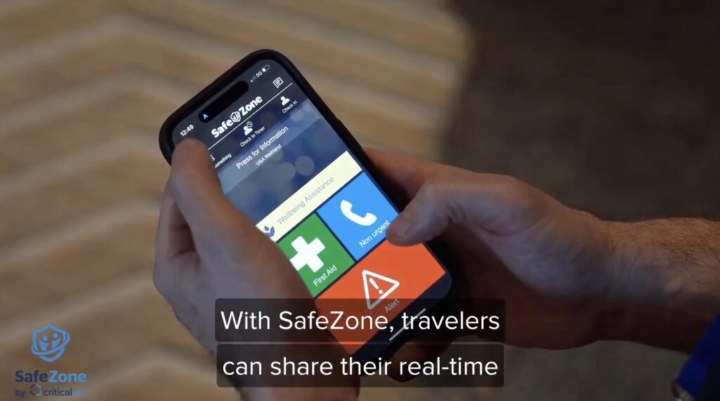Utilizing SafeZone App