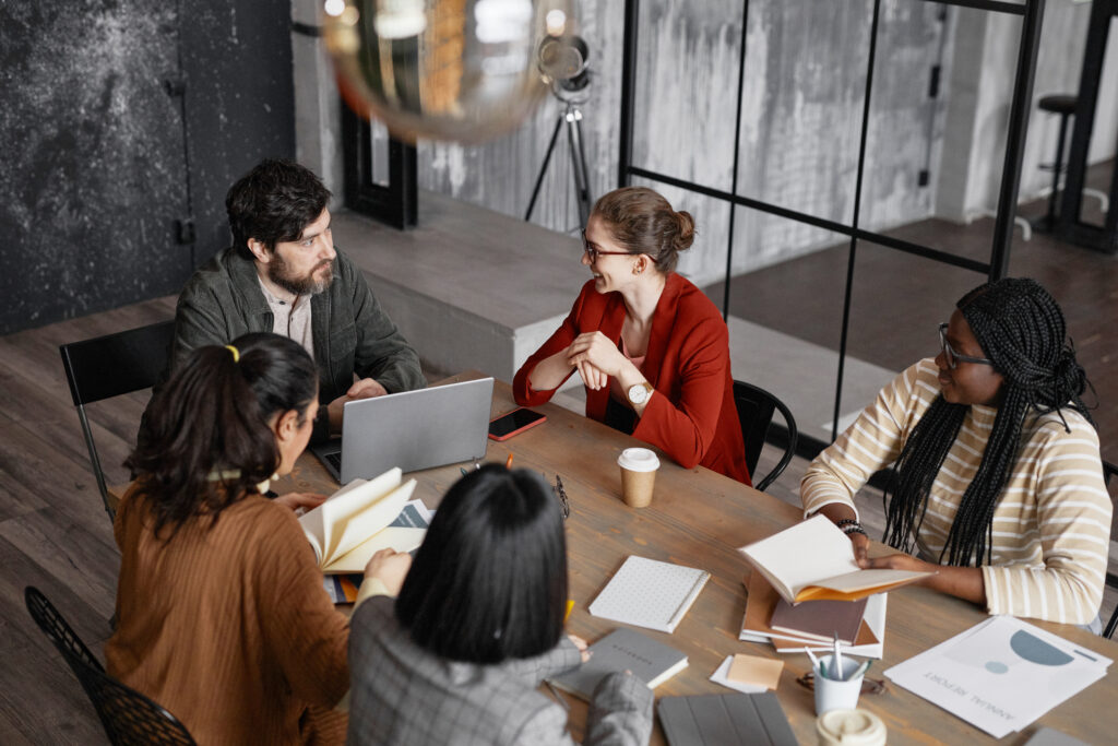 executives around a table