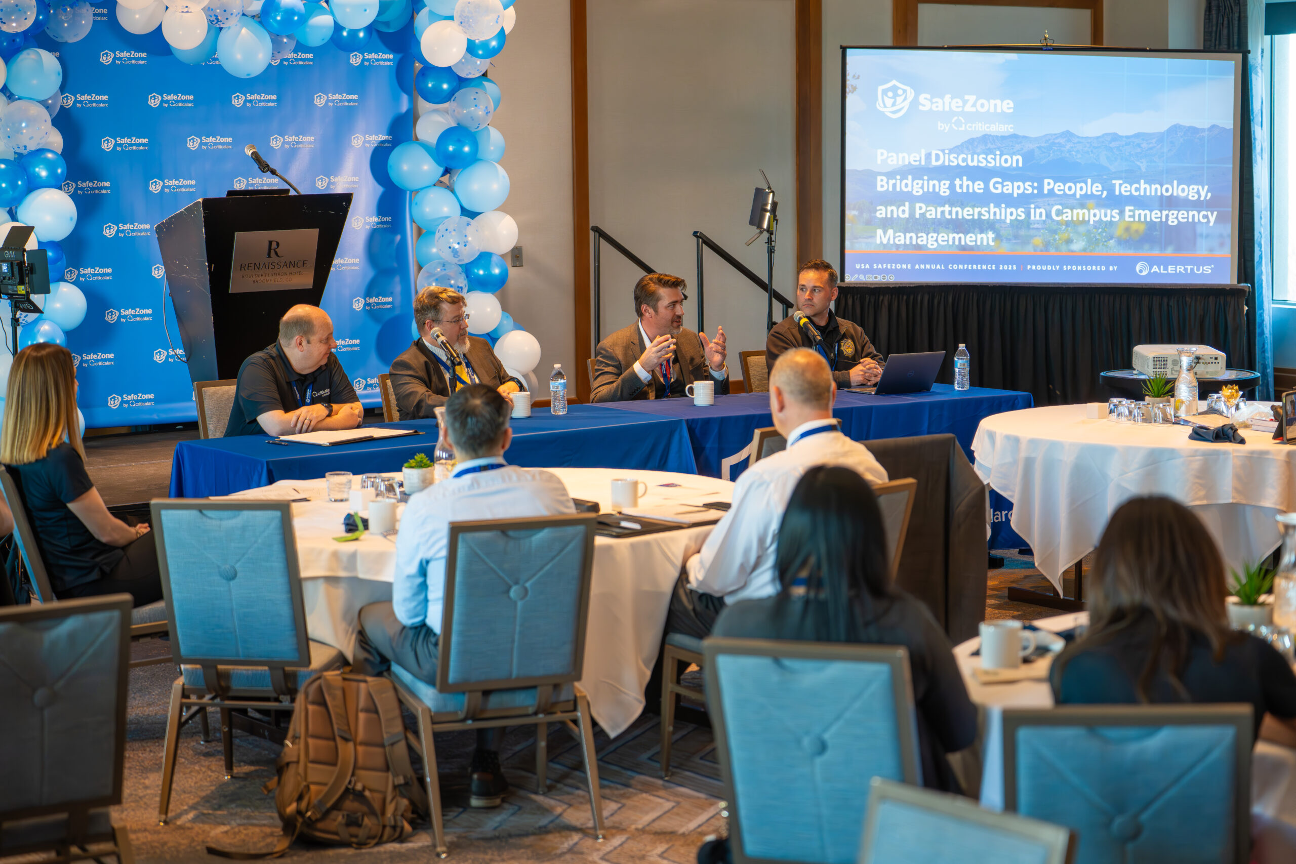 Sponsor speaking at the CriticalArc Conference