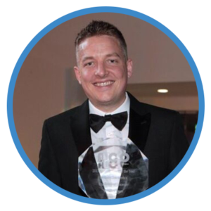 Headshot of Laurence Perkins, Deputy Director of Campus Services at the University of Leicester