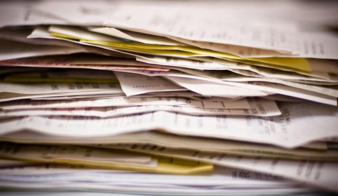 stacks of papers